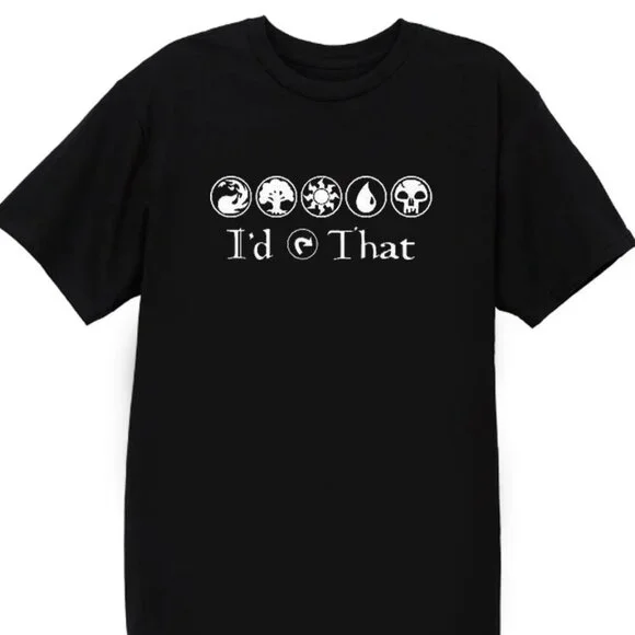 Magic The Gathering Fan Gift T Shirt Id Tap That Funny Gamer Card Player Grap 90 - Picture 1 of 5
